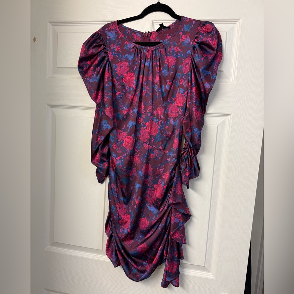 For Love And Lemons Pink and Blue Floral Dress